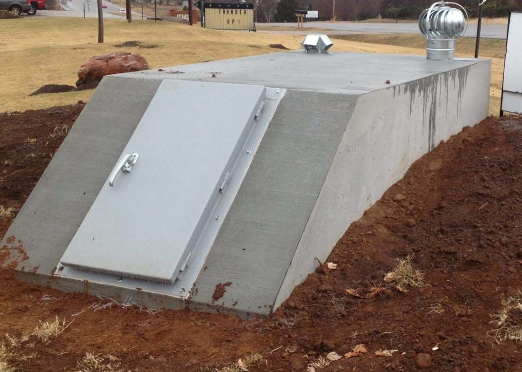 Slat Top Storm Shelters