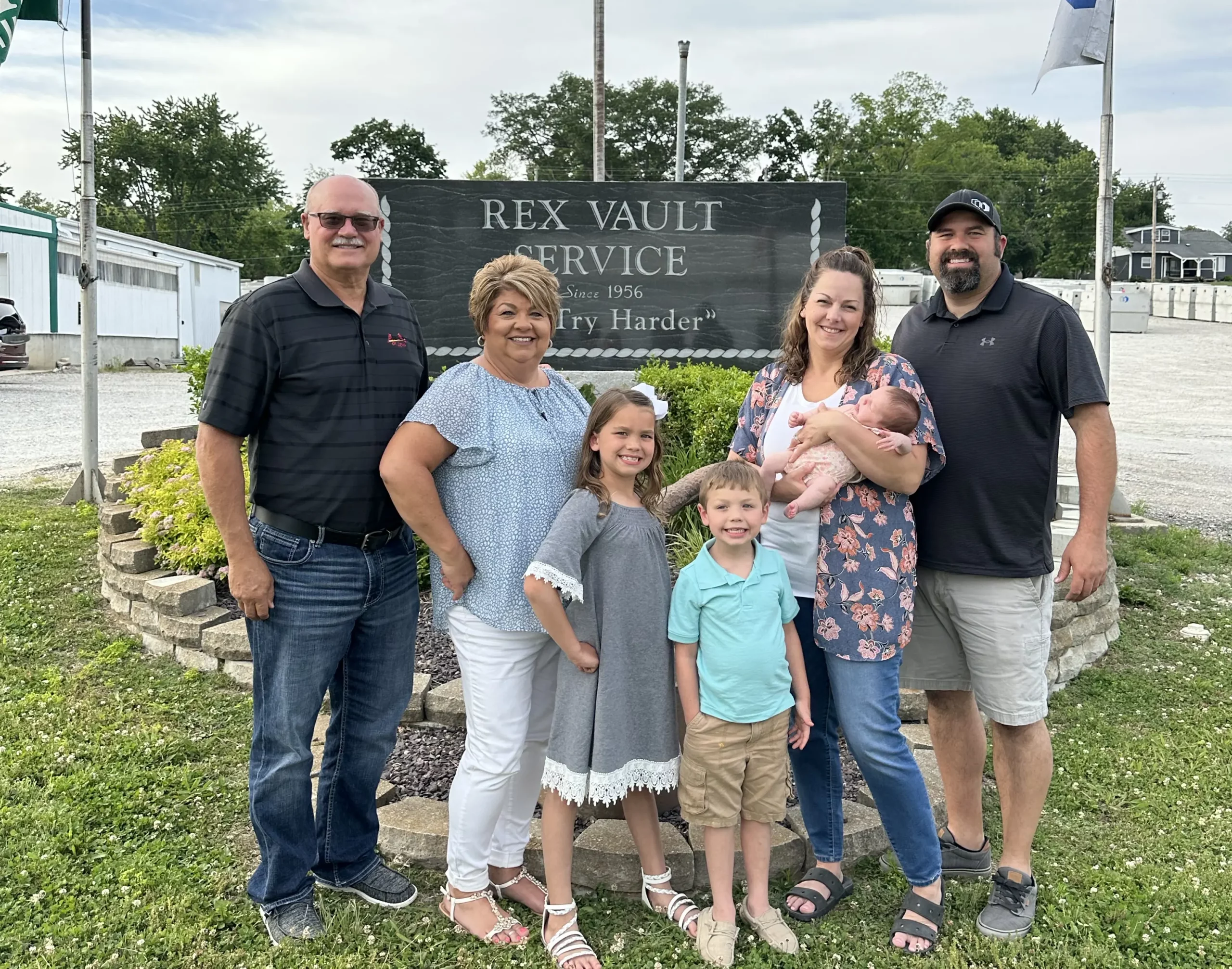 Rex Vault Service, Inc. is the Area Leader in Pre-Fab Concrete.